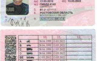 Водительское удостоверение как удостоверение личности