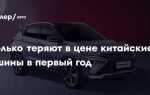 Сколько теряют в цене китайские автомобили
