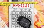 Какая ставка по автокредиту на сегодня