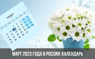 Что нового с 1 марта 2023