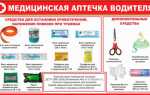 Что должно быть в автомобильной аптечке 2023