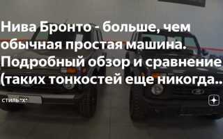 Нива бронто какая резина стоит с завода
