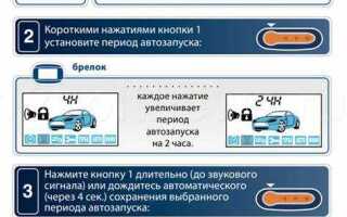 Сигнализация старлайн е90 как включить автозапуск