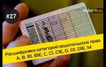B n1 что за категория