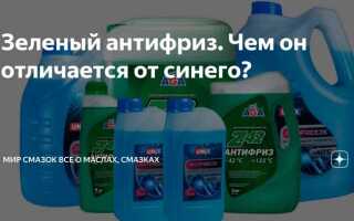 Чем отличается красный антифриз от зеленого