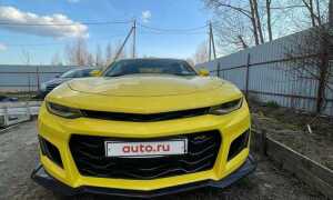Сколько стоит шевроле камаро в новом кузове