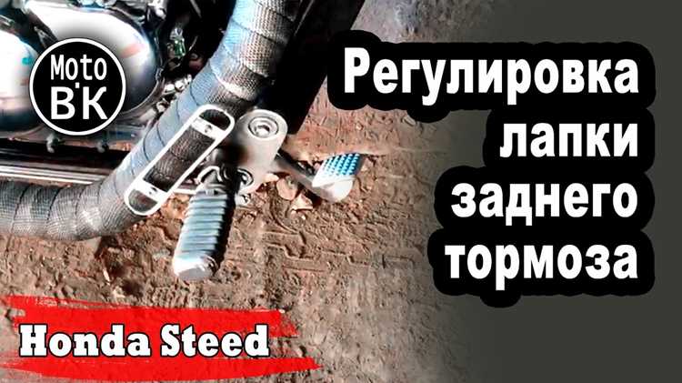Пошаговое снятие рычага заднего тормоза с мотоцикла