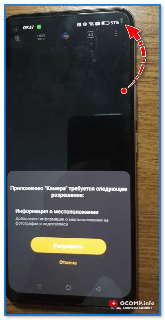 Что означает красный треугольник в правом верхнем углу