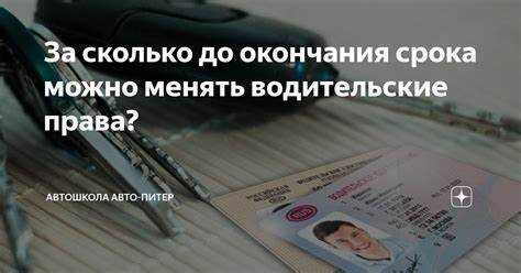 Сколько времени занимает процедура замены водительских прав