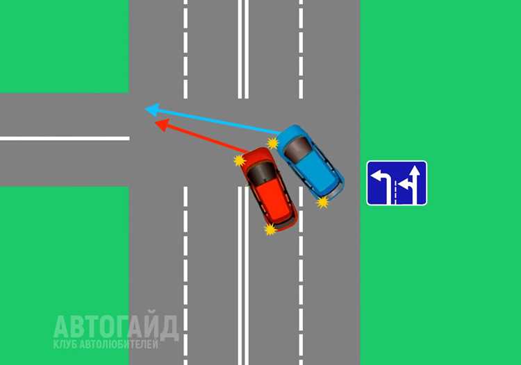 Особенности поворота налево на регулируемых и нерегулируемых перекрестках