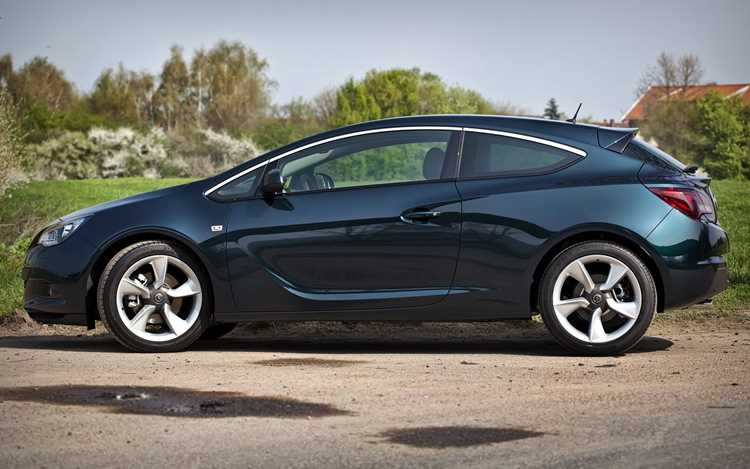 Таблица веса Opel Astra J по годам выпуска и типам кузова