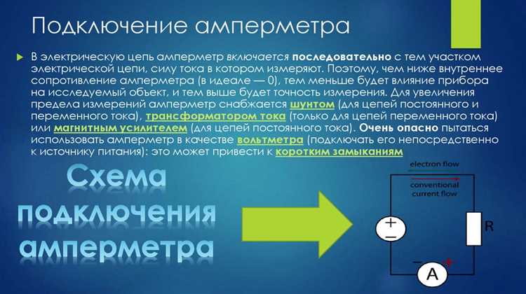 Какие методы используют для снижения сопротивления амперметра в реальных схемах