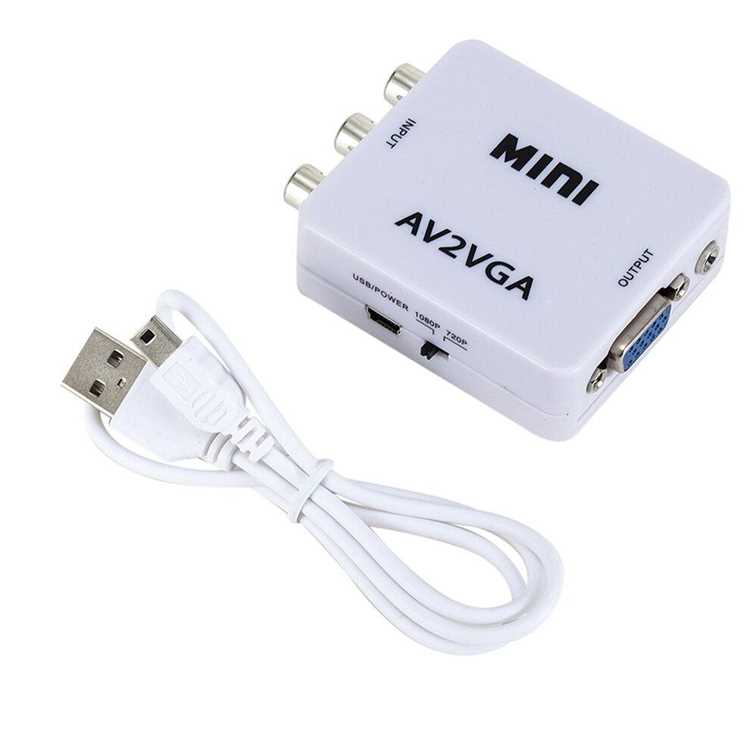 Как подключить rca к vga монитору