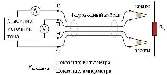 Как определить направление тока по схеме электрической цепи